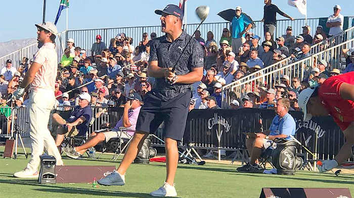Bryson DeChambeau let it rip for four days at the Professional Long Drivers Association World Championships.